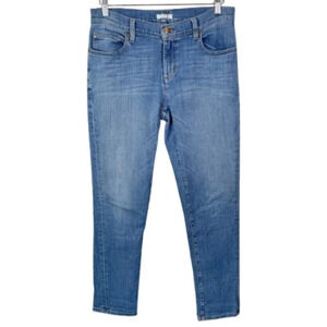 Eileen Fisher Womens Size 6  Organic Cotton Relaxed Medium Wash Ankle Jeans